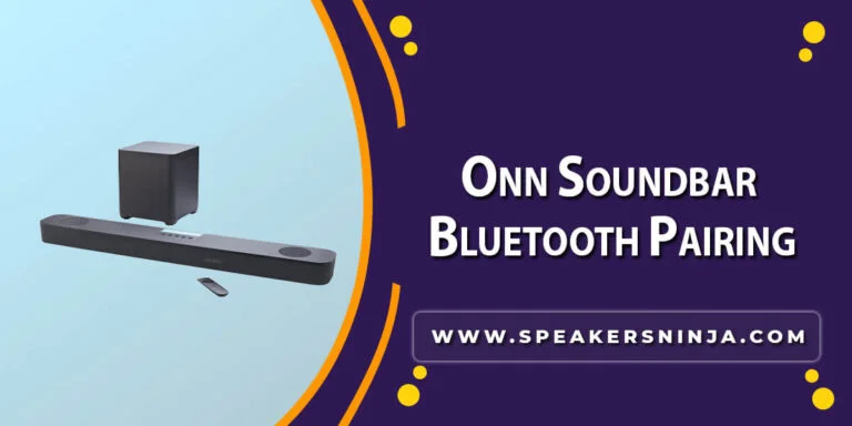 Onn Soundbar Bluetooth Pairing